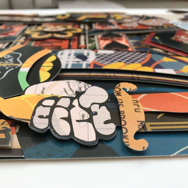 ADM Home Decoration - Wholesale Painting/Drawing - King of Spades 3D collage picture - Multicolor4