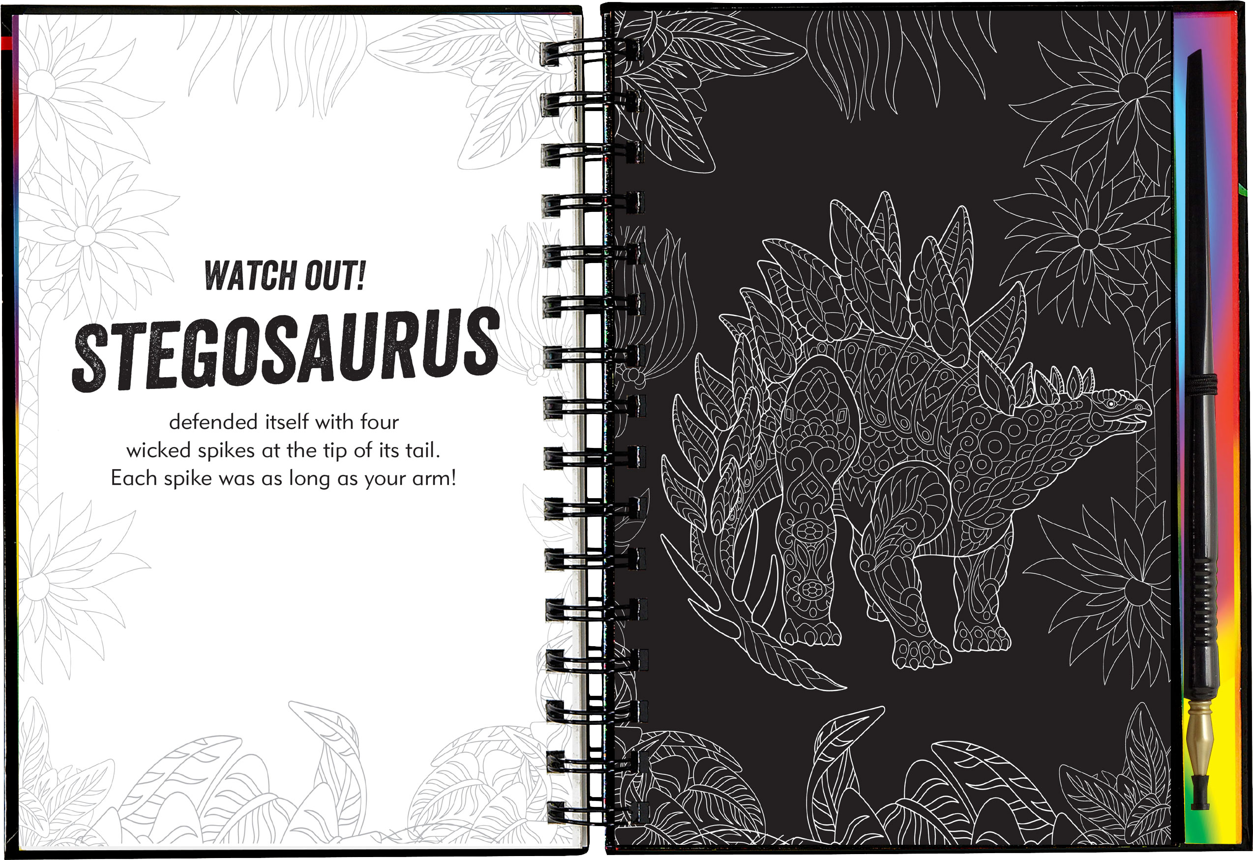 Peter Pauper Press - Wholesale Sketchbook/Sketchpad - Extreme! Dinosaurs Scratch and Sketch1