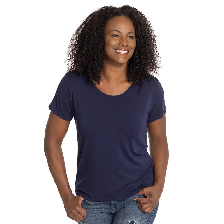 Flying Colors Apparel - Wholesale T-Shirt - Women's - The Scarlet Scoop Neck Tee16