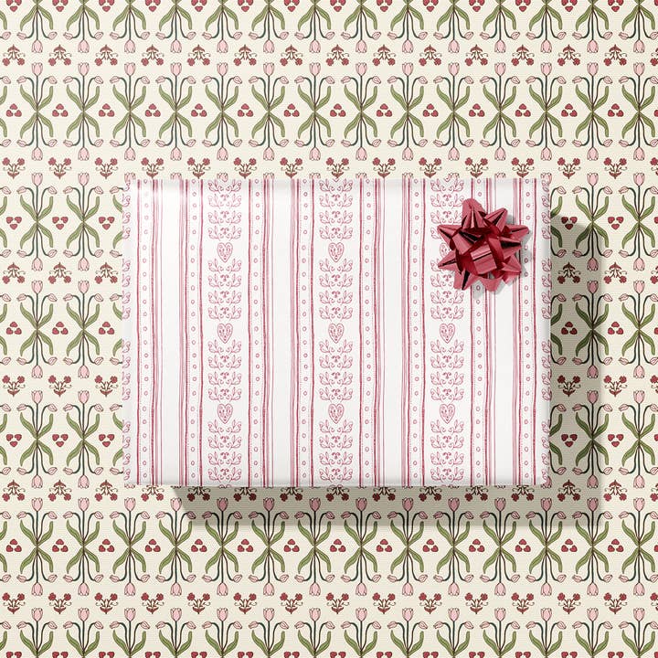 re:mused studio - Vente Feuille de papier cadeau - Papier Cadeau Brasserie – Double Face0