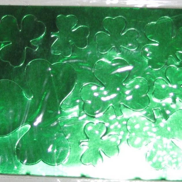 Recortes de Trébol de Papel Aluminio Vintage Surtidos para venta al por mayor de Caufield's Novelty