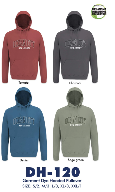 Basix of America - Wholesale Hoodie - Unisex - GARMENT DYE HOODED PULLOVER SWEATSHIRT UNISEX2