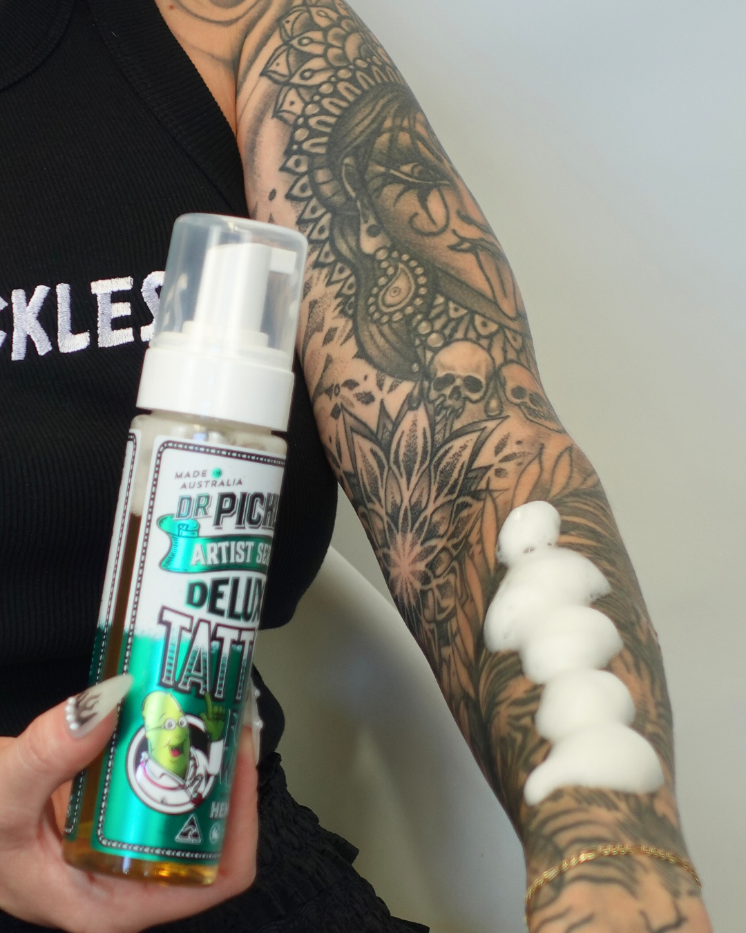 Dr Pickles - Wholesale Tattoo Ointment/Care - Antibacterial Foam Wash 200ml1