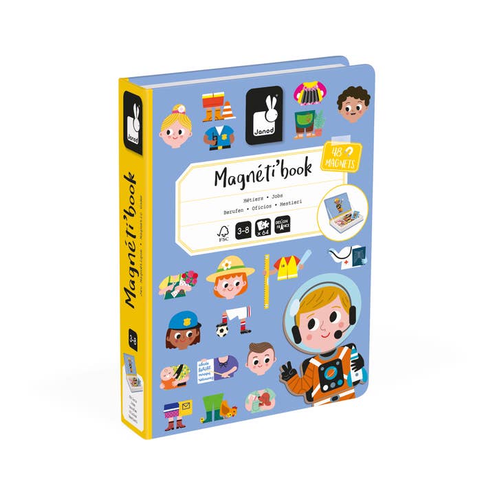Janod - Wholesale Toy Set - Kids - Magneti'book - Jobs