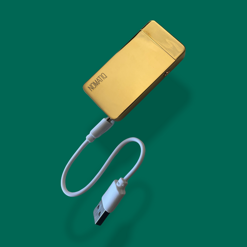 Nomatiq – wholesale Tändare – Dubbla bågtändare (guld)2