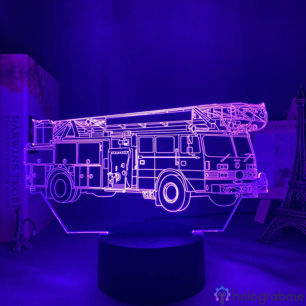 Holograbme - Wholesale Accent/Desk Lamp - Car Lamp Fire Truck3