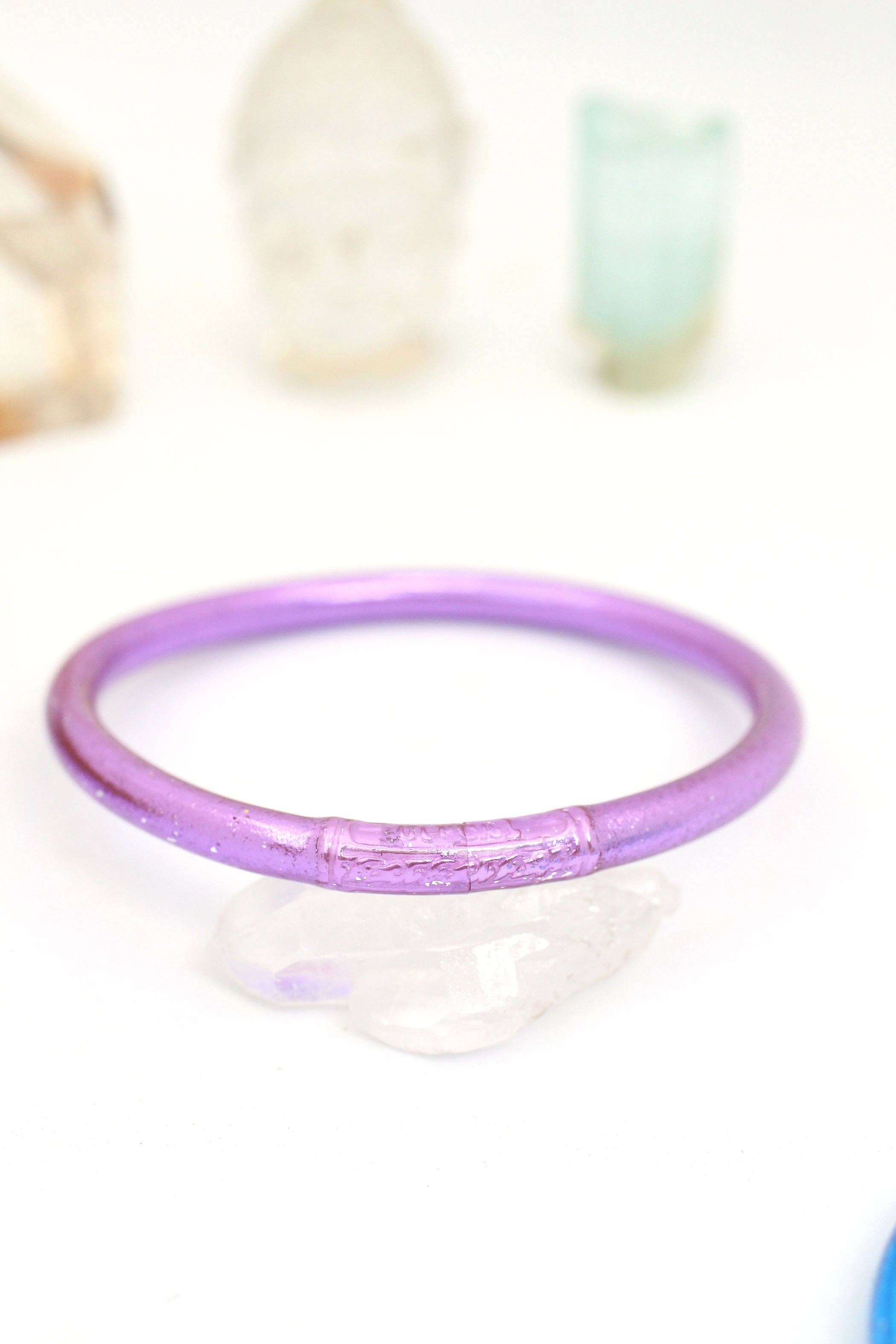 Woman Shops World - Wholesale Bangle Bracelet - Single Rainbow Thai Buddhist Temple Bracelet, Mantra Bangle44