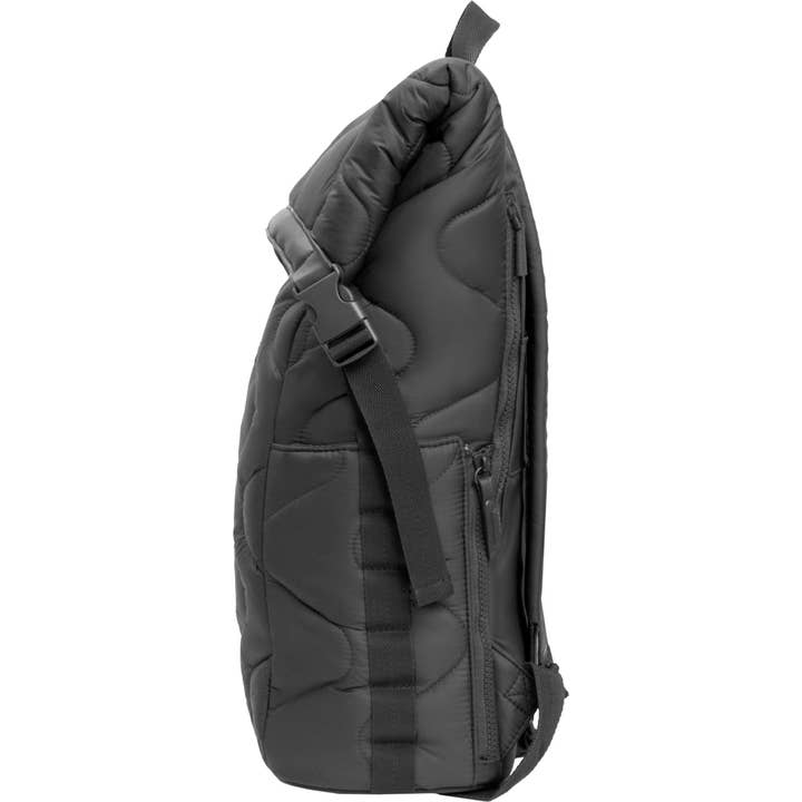 Magid - Wholesale Backpack - Women's - Joan & David Wave Quilted Puffer Nylon 18 Inch Square Buckle Workbook Backpack