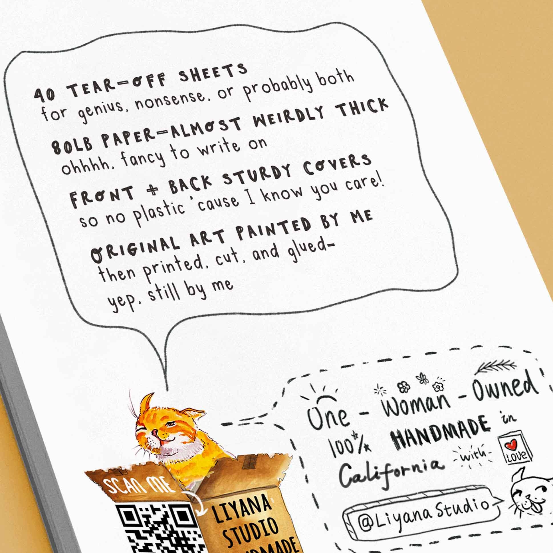 Liyana Studio - Wholesale Notepad - Corgi Shortlist Notepad - To-do List Notepads7