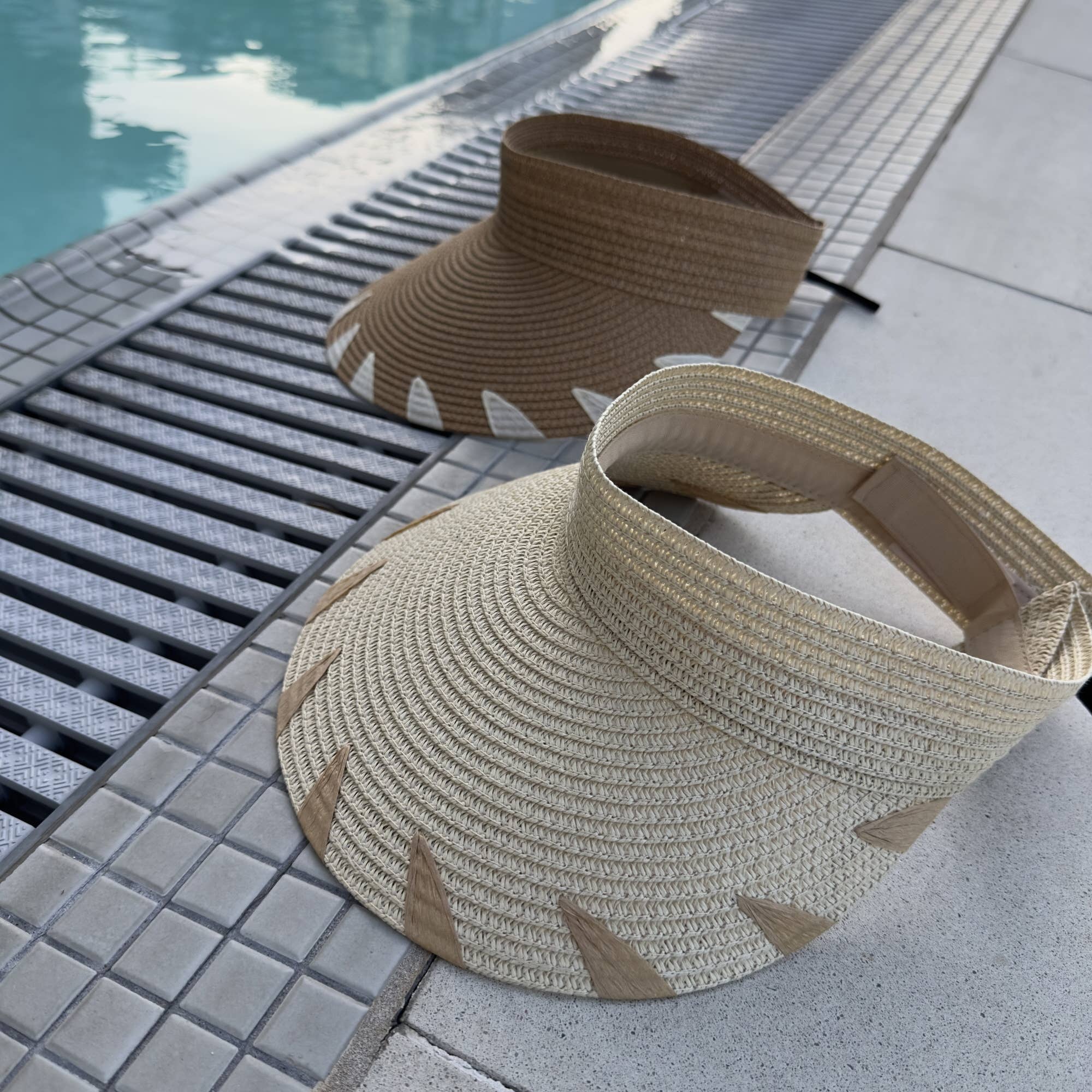 Queens INC – wholesale Visor – Women's – Sunset Sport Visor 🌞 Adjustable Straw Visor7