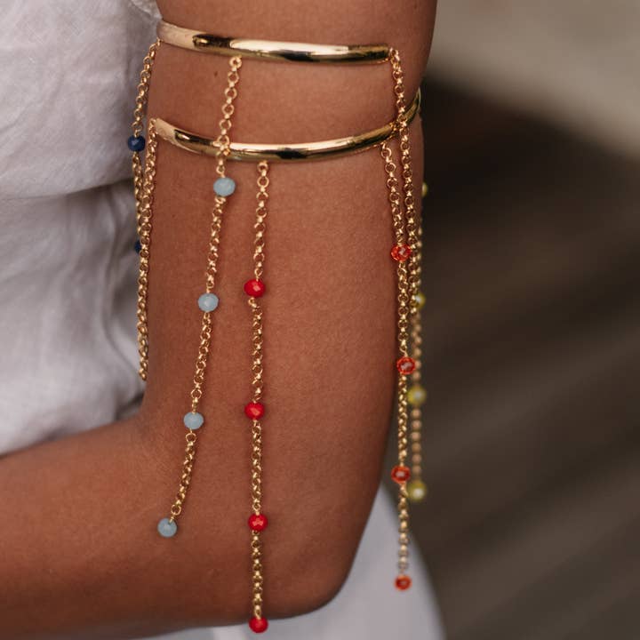 Brassard goutte à goutte The Chakra pour la vente par The Crystal Boutique