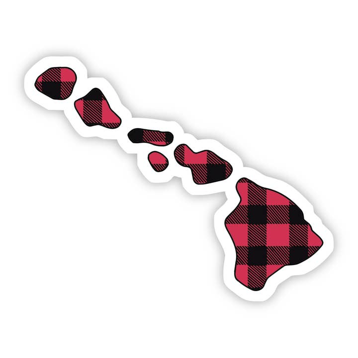 Hawaii Flannel Sticker for wholesale by Big Moods