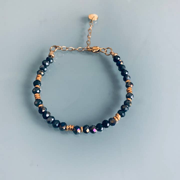 Pulseira pérola cinza por atacado de Clovers