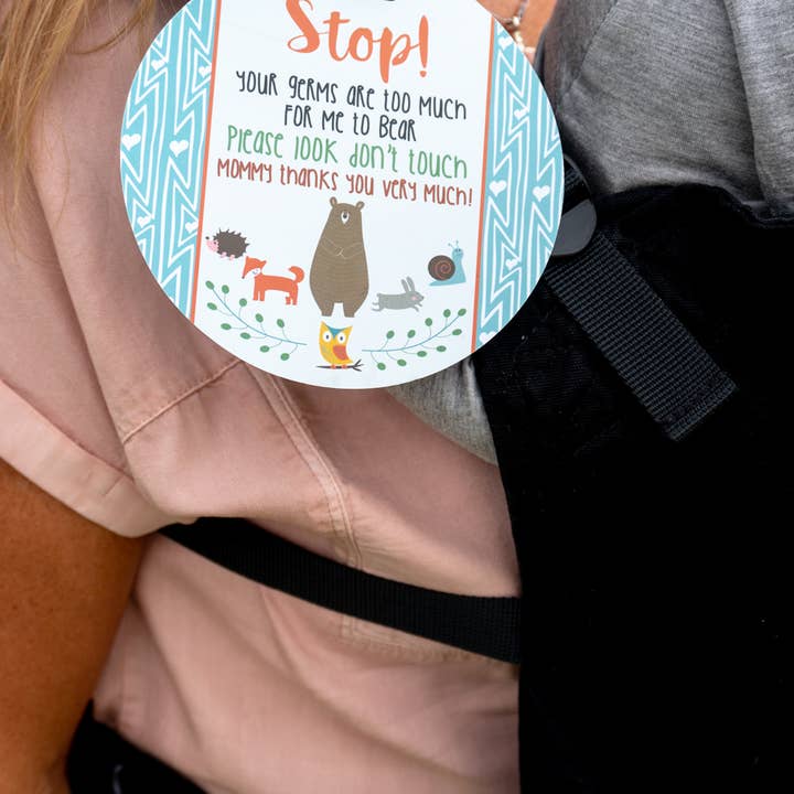 Three Little Tots - Wholesale Car Seat Cover - Kids & Baby - Woodlands No Touching Baby Car Seat and StrollerTag7