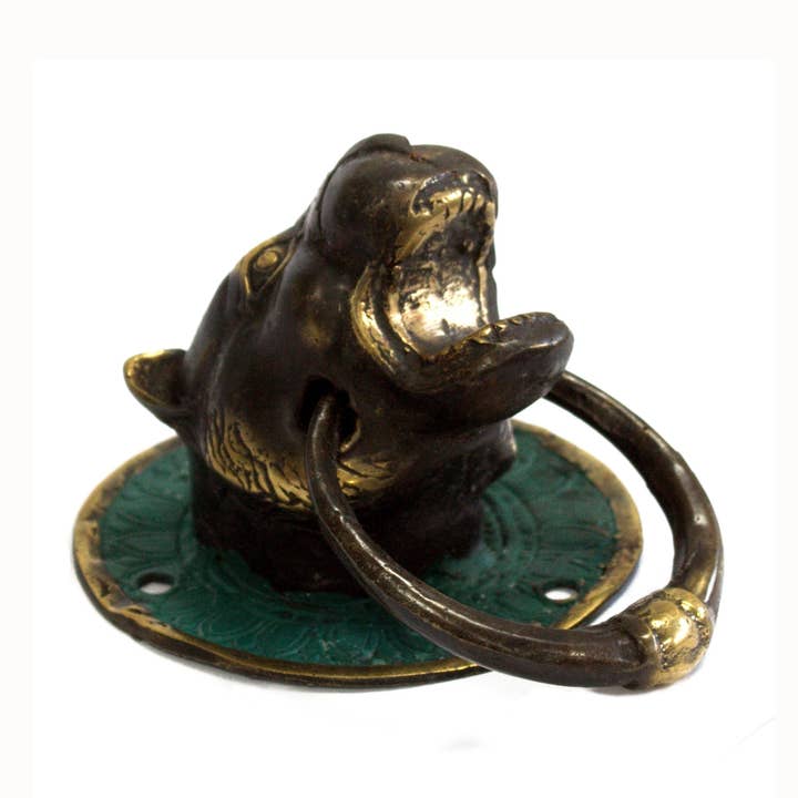 Tiger Head Vintage Style Door Knocker for wholesale by Doorknockers.co.uk