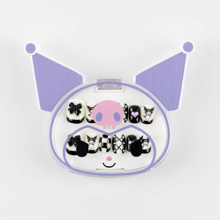 Kuromi 3D Luxury Handmade Press-On Nails for wholesale by 3H Nails