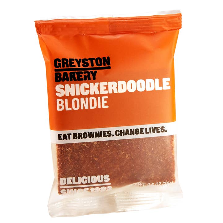 Greyston Bakery, Inc. - Wholesale Brownie - Snickerdoodle Blondie 244