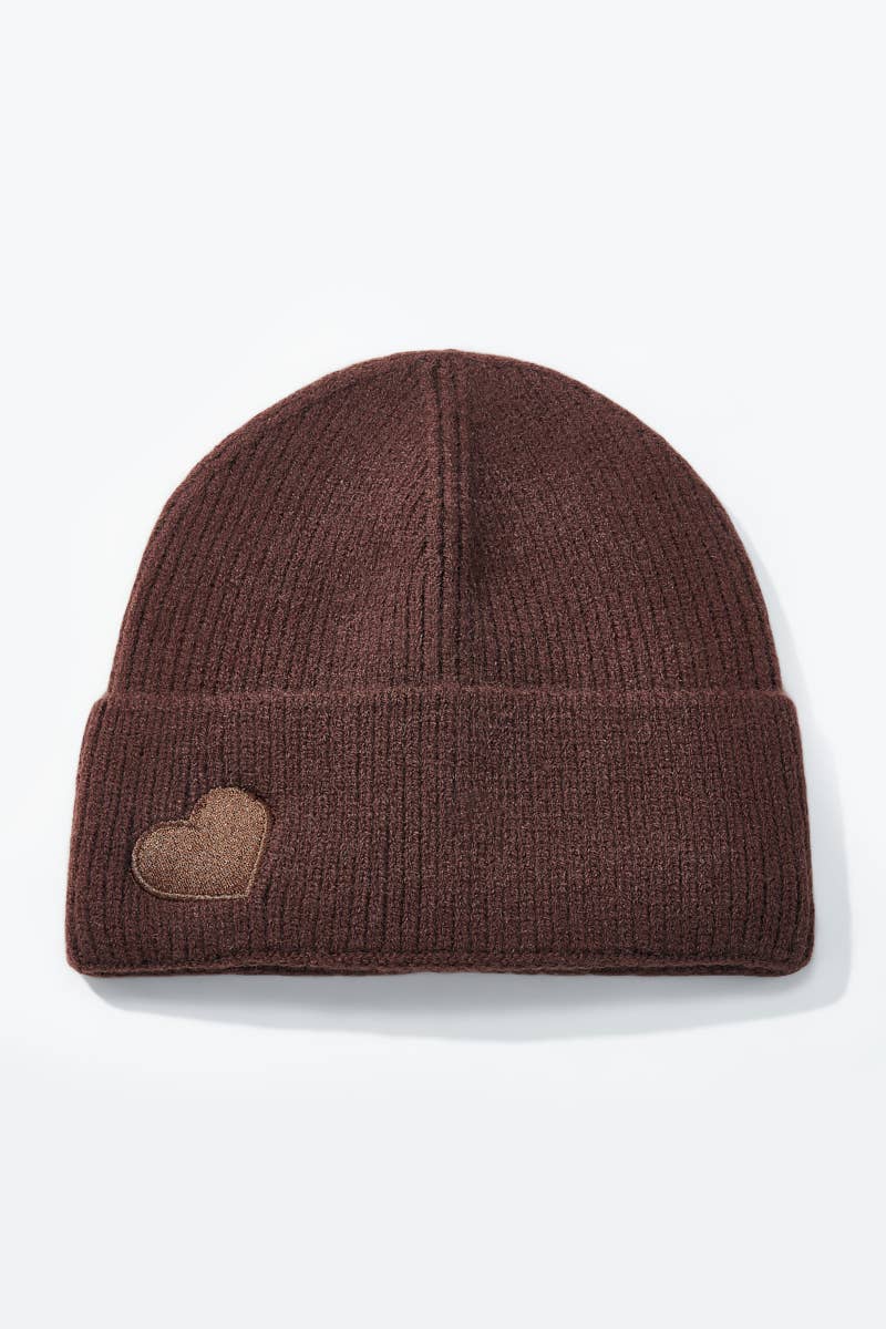 BYREN | ÉLINE L'ATELIER – wholesale Mössa - Dam – Enfärgad mössa med matchande hjärta MJ220SD4