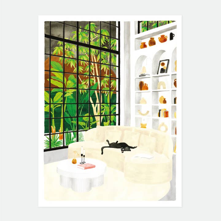 Art print med hvid sofa for engroshandel hos ALL THE WAYS TO SAY - Europe