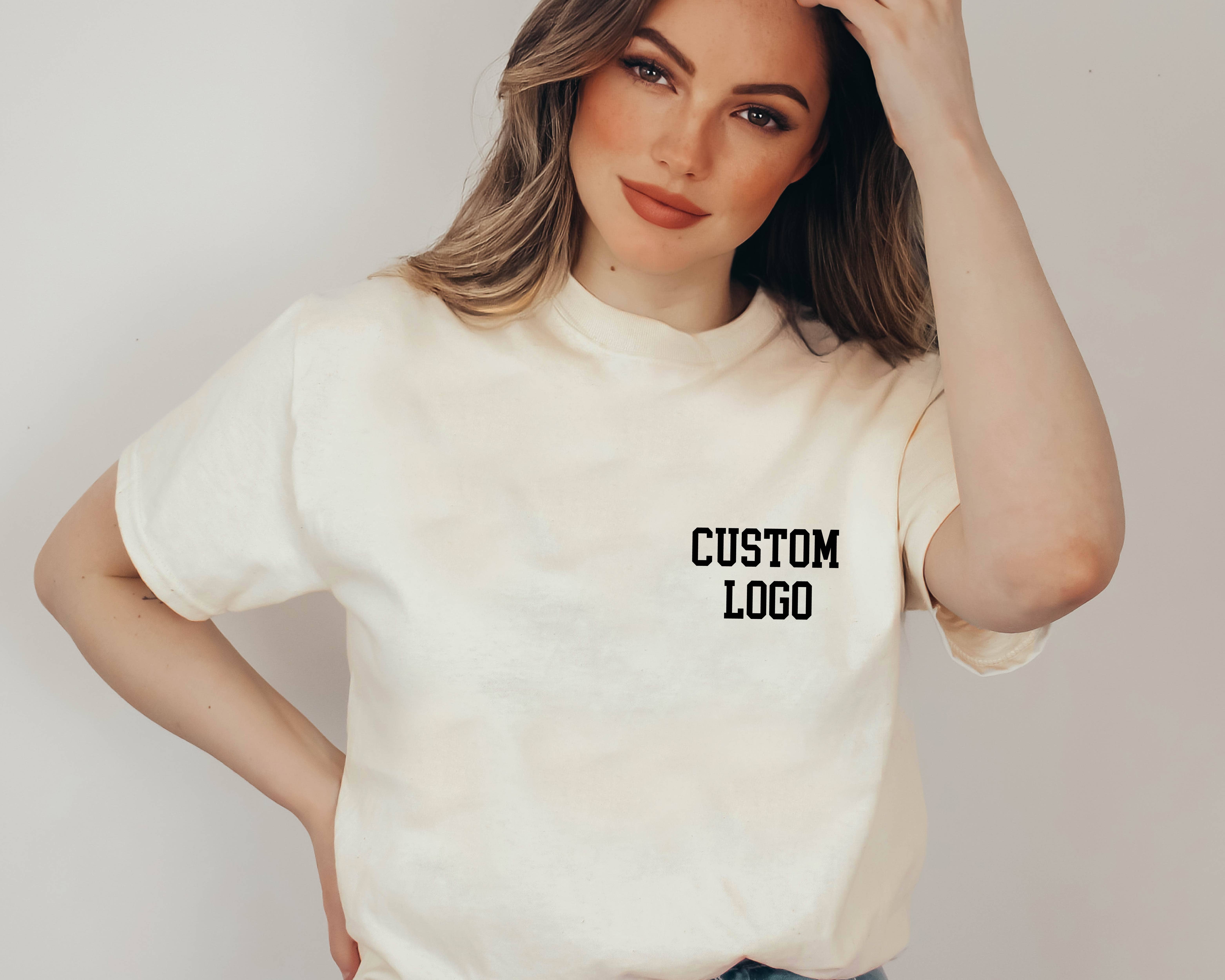 P E T I T R U E – wholesale Screen printed t-shirt – Women′s – Custom Printed Logo Tee Shirt - Custom Text/Artwork Tshirt1