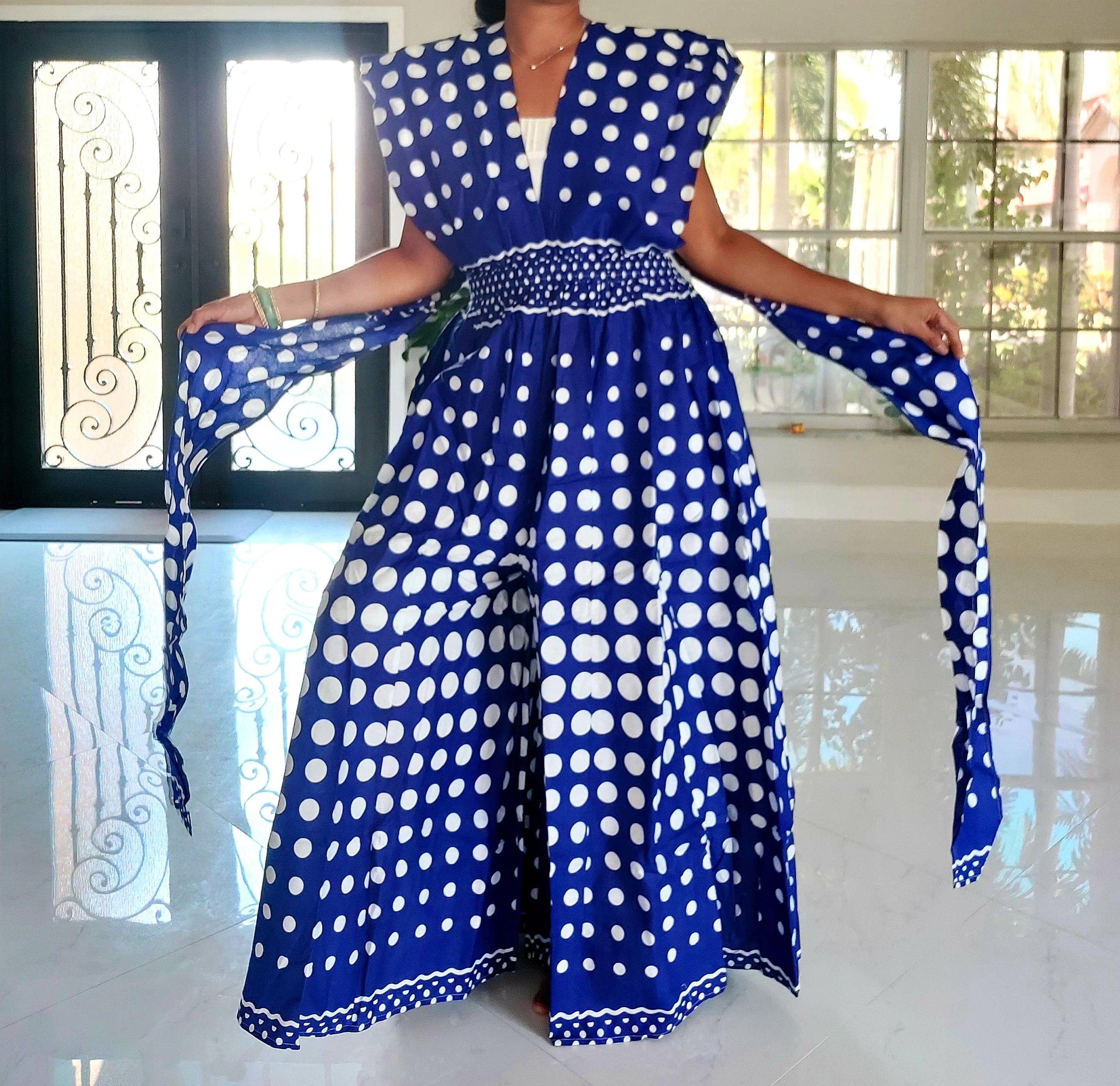 India Batik - Wholesale Jumpsuit - Dames - 901- Infinity Palazzo/Romper/Jumpsuit- Koningsblauw/Wit3