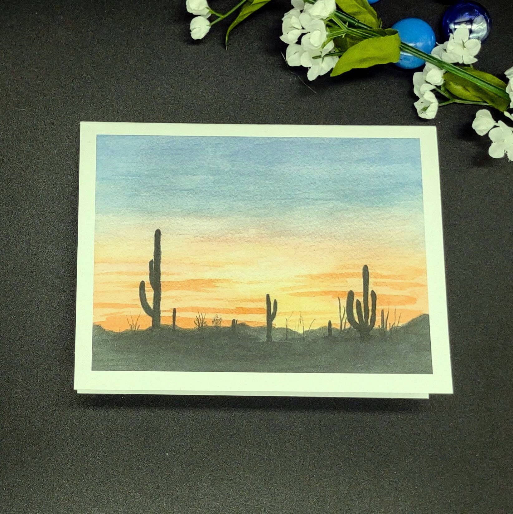 Kathryn Paul Fine Art - Wholesale Stationery/Notecard Set - Desert Watercolor Notecards: Southwest Art Blank Set3
