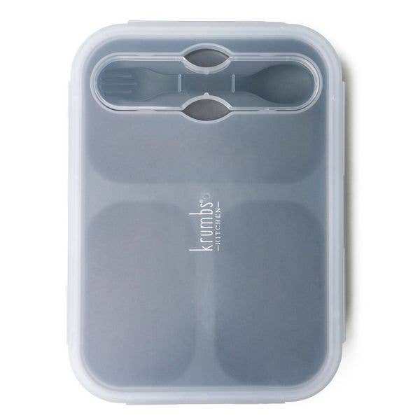 DM Merchandising - Wholesale Food Storage Container - Krumbs Kitchen Collapsible Silicone Meal Prep Container Asst7
