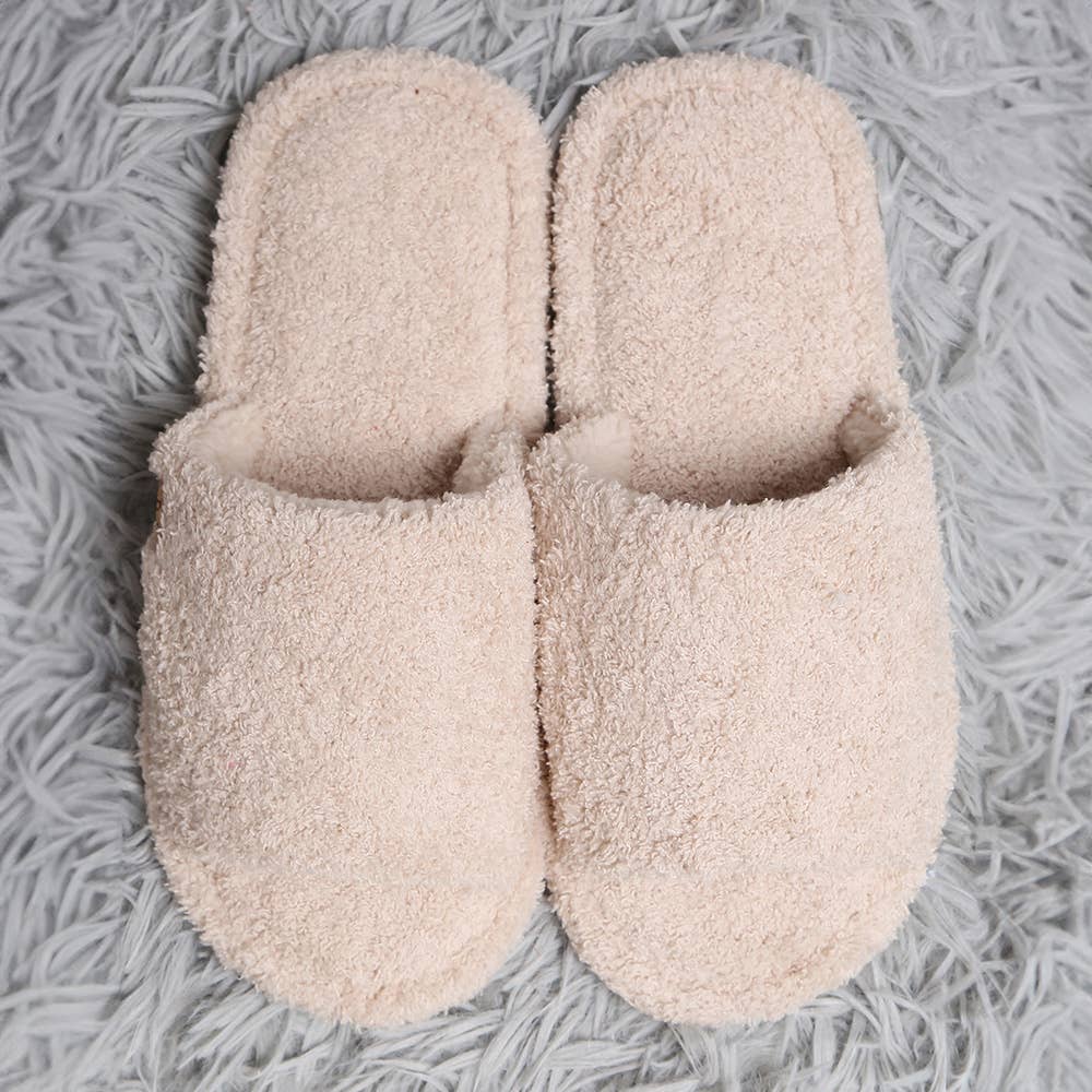 Sensibling Corp. – wholesale Slippers – Women's – Solid Open Toe Soft Home Indoor Floor Slippers
2
