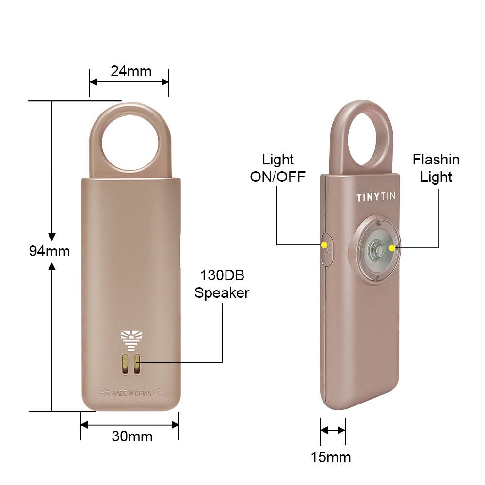 TinyTin - Wholesale Safety Alarm/Gear - TinyTin Personal Safety Alarm - 130 dB Alarm27
