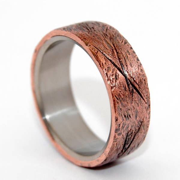 Minter & Richter Designs – Anel de banda por atacado – Cobre batido3