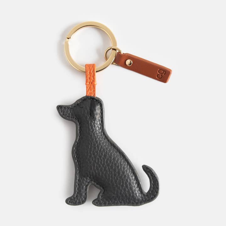 Charcoal Labrador Novelty Keyring for wholesale by Caroline Gardner