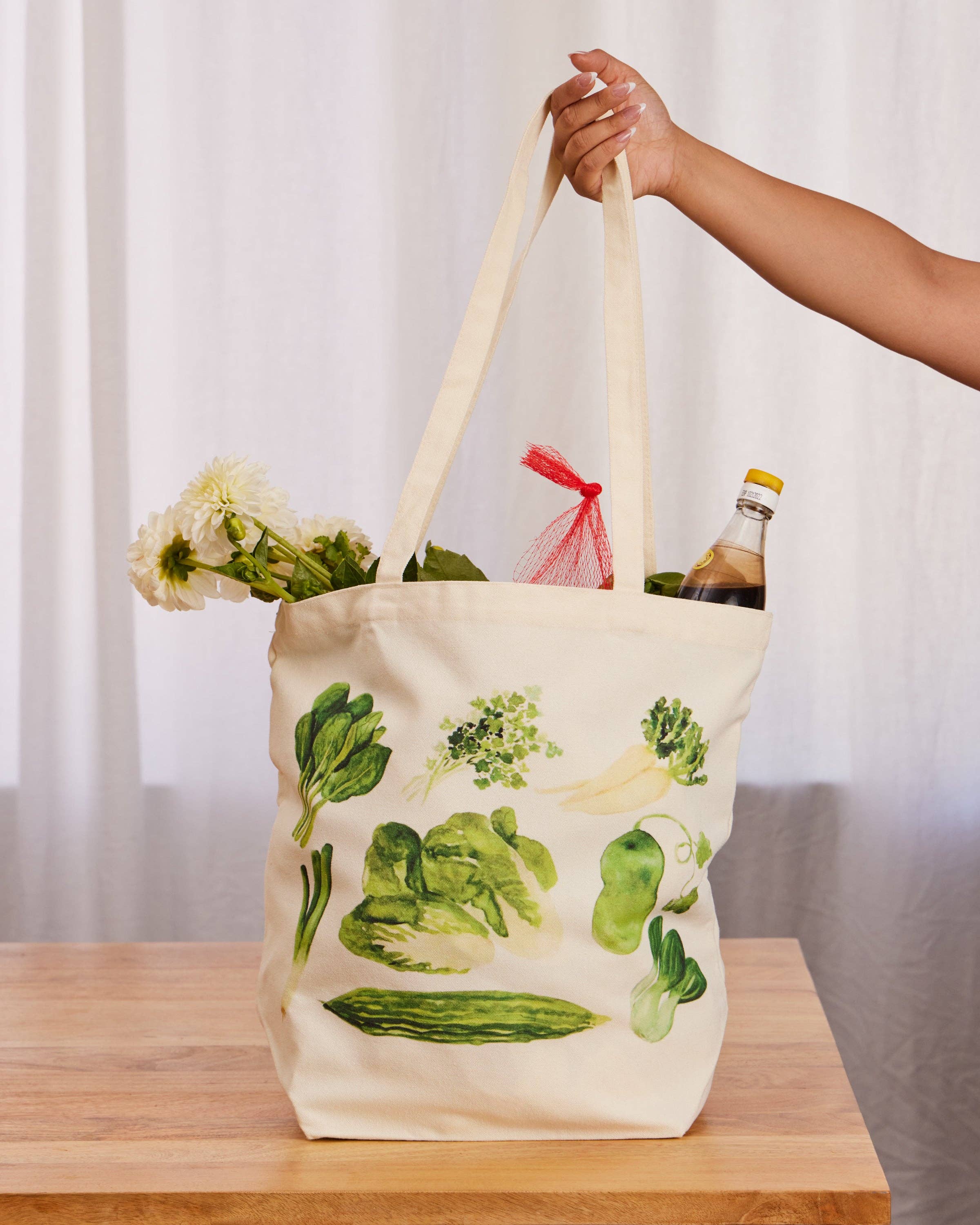 Menmin Made - Wholesale Tote Bag - Women's - Asian Vegetable Tote Bag2