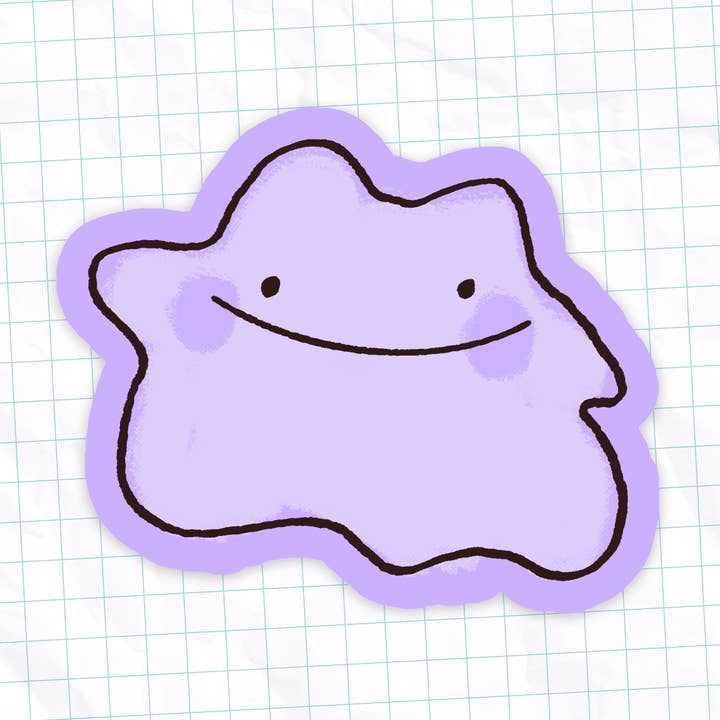 Ditto Pokemon Sticker for wholesale by mimimao