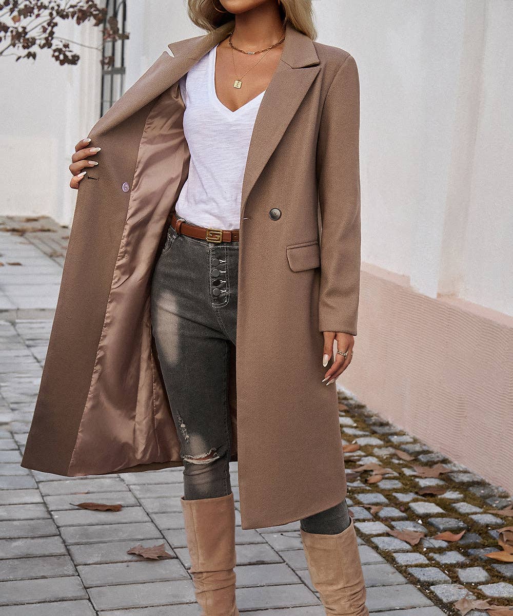 Aria Romance - Wholesale Coat - Women's - Draped Cowl Neck Open Front Cardigan5