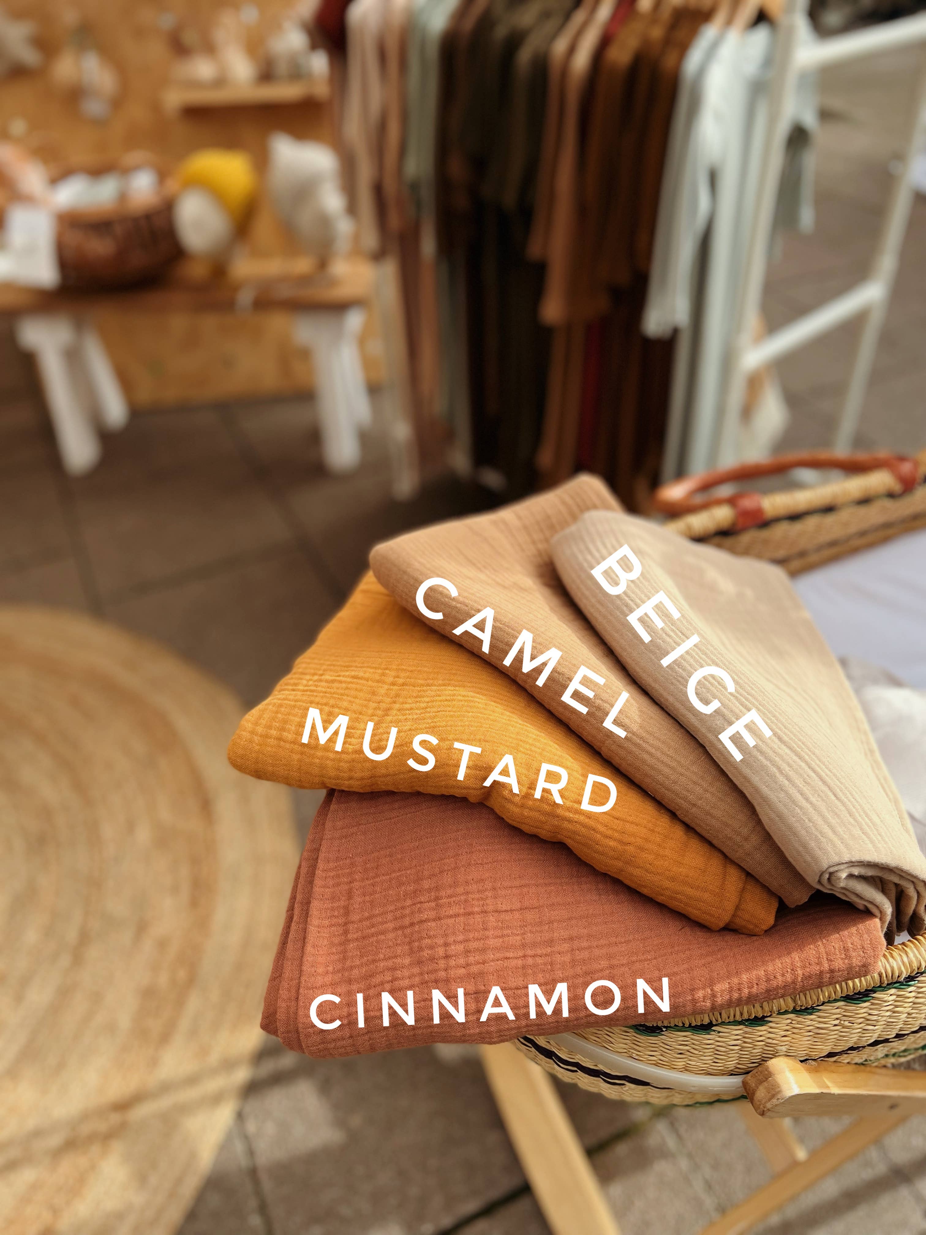 Ada Baby – wholesale Bedding blanket – Kids & Baby – Organic Muslin Blankets Neutral Colors4