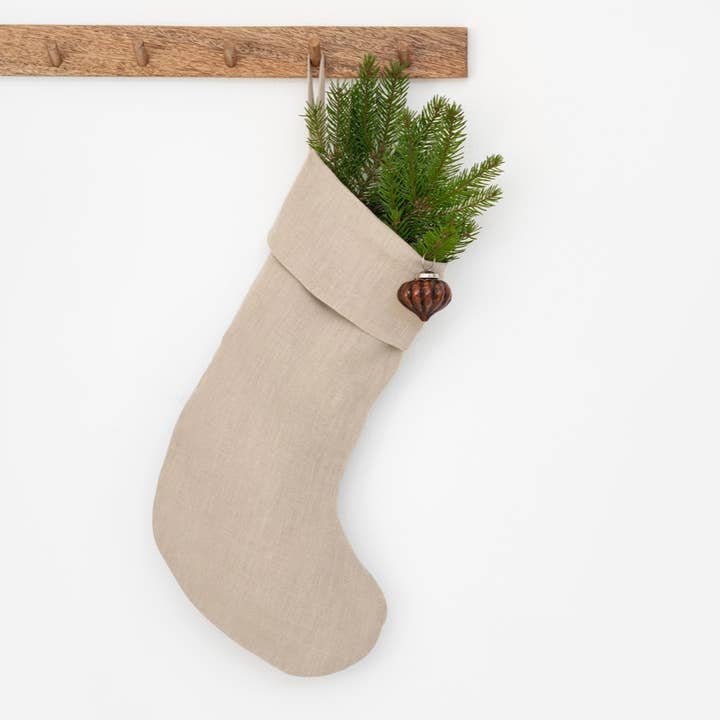 MagicLinen (We handle U.S. import procedures for you) - Vendita all'ingrosso Calza natalizia - Calze natalizie in lino in 7 colori | Zero-Waste2