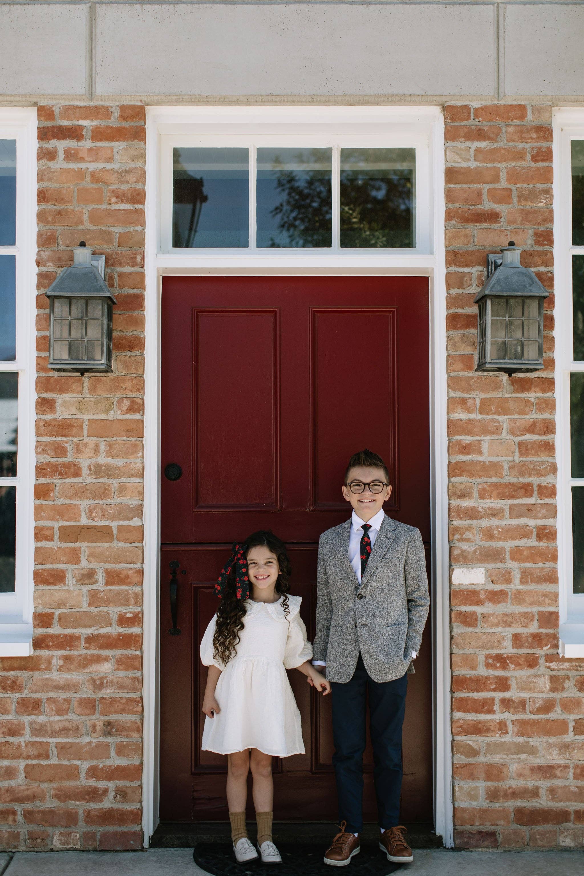 Boon Ties - Vente Cravate – enfant - Cravate Garçon Rouge à Motifs Floraux5