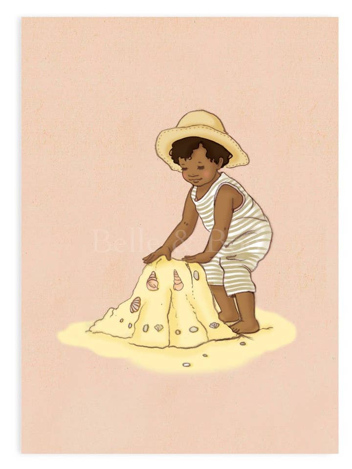 Postal My Sandcastle para venta al por mayor de Belle & Boo Ltd