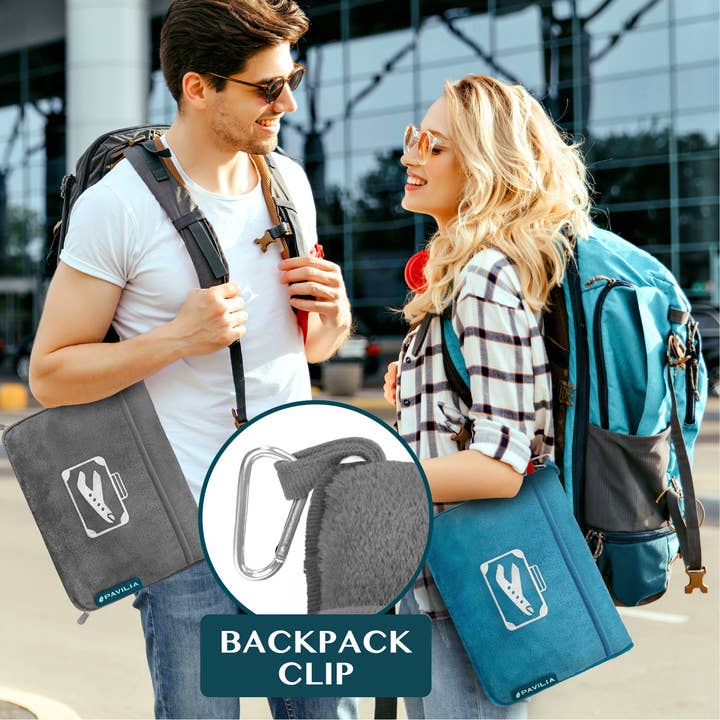 Pavilia - Wholesale Travel Blanket - Airplane Fleece Travel Blanket Pillow38