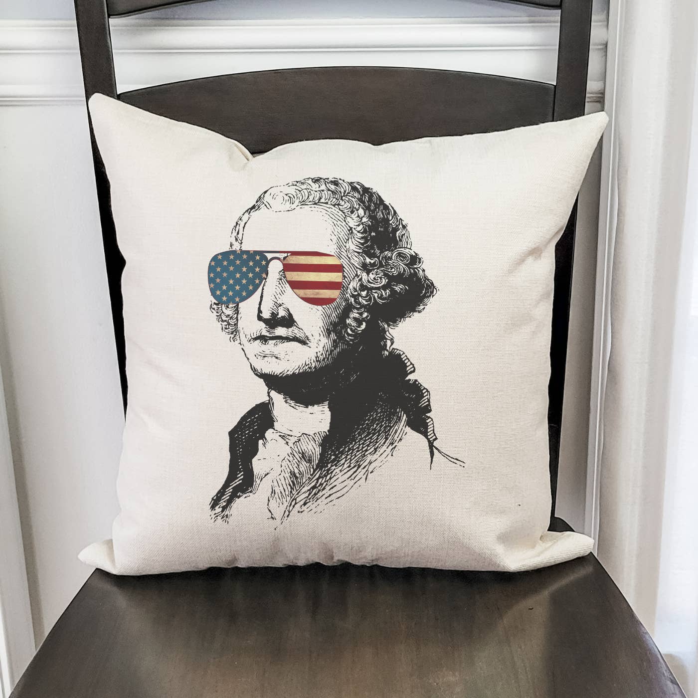 Go Charlotte - Wholesale Throw Pillow Cover - Washington Sunglasses Pillow Cover