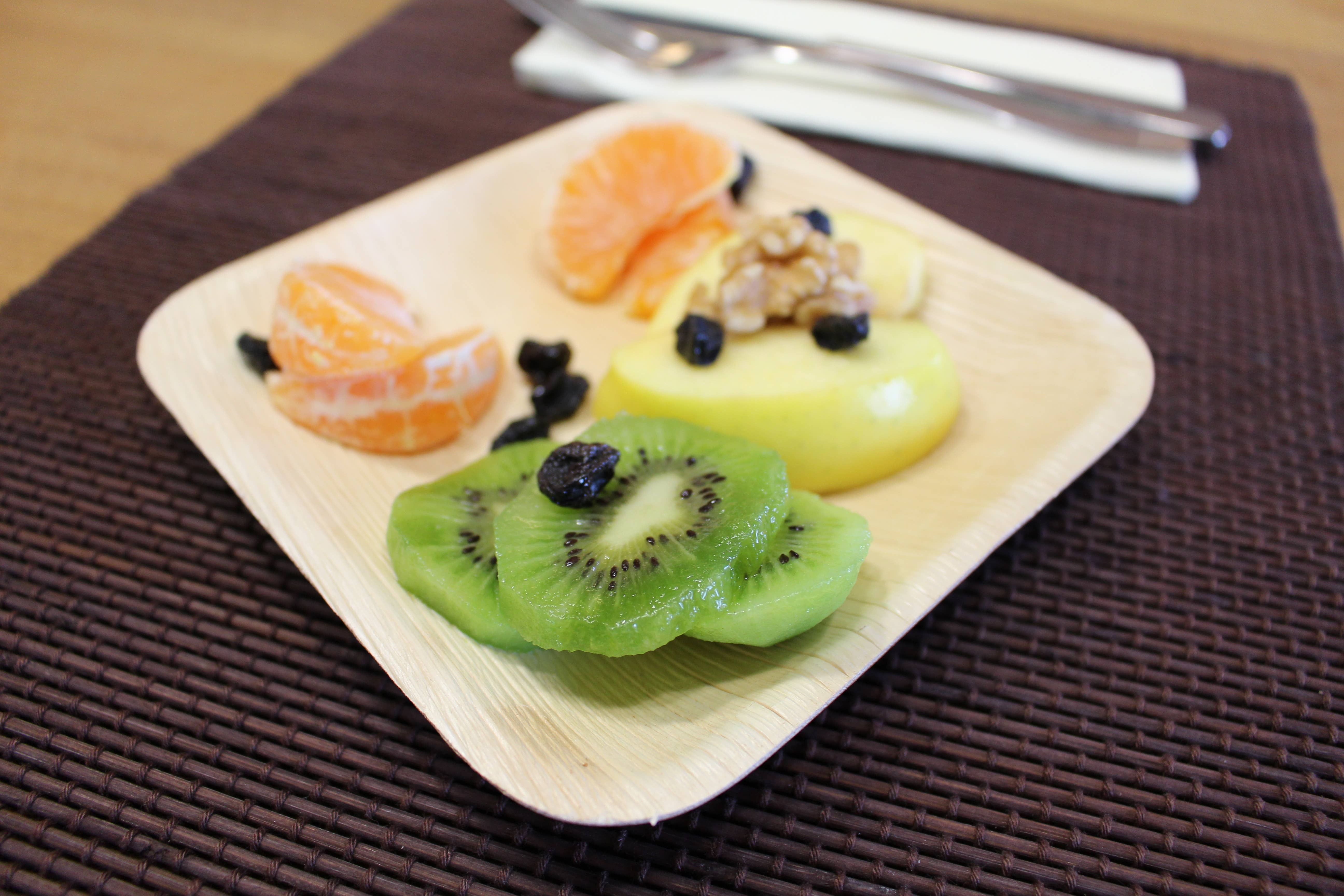 GNB S.r.l. (BioChic) - Wholesale Disposable Plate - Compostable disposable palm leaf plate 18x18cm1