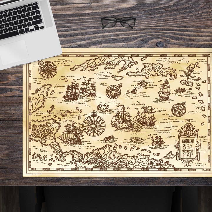 Almohadilla de escritorio de vinilo premium, color marrón para venta al por mayor de cover-your-desk