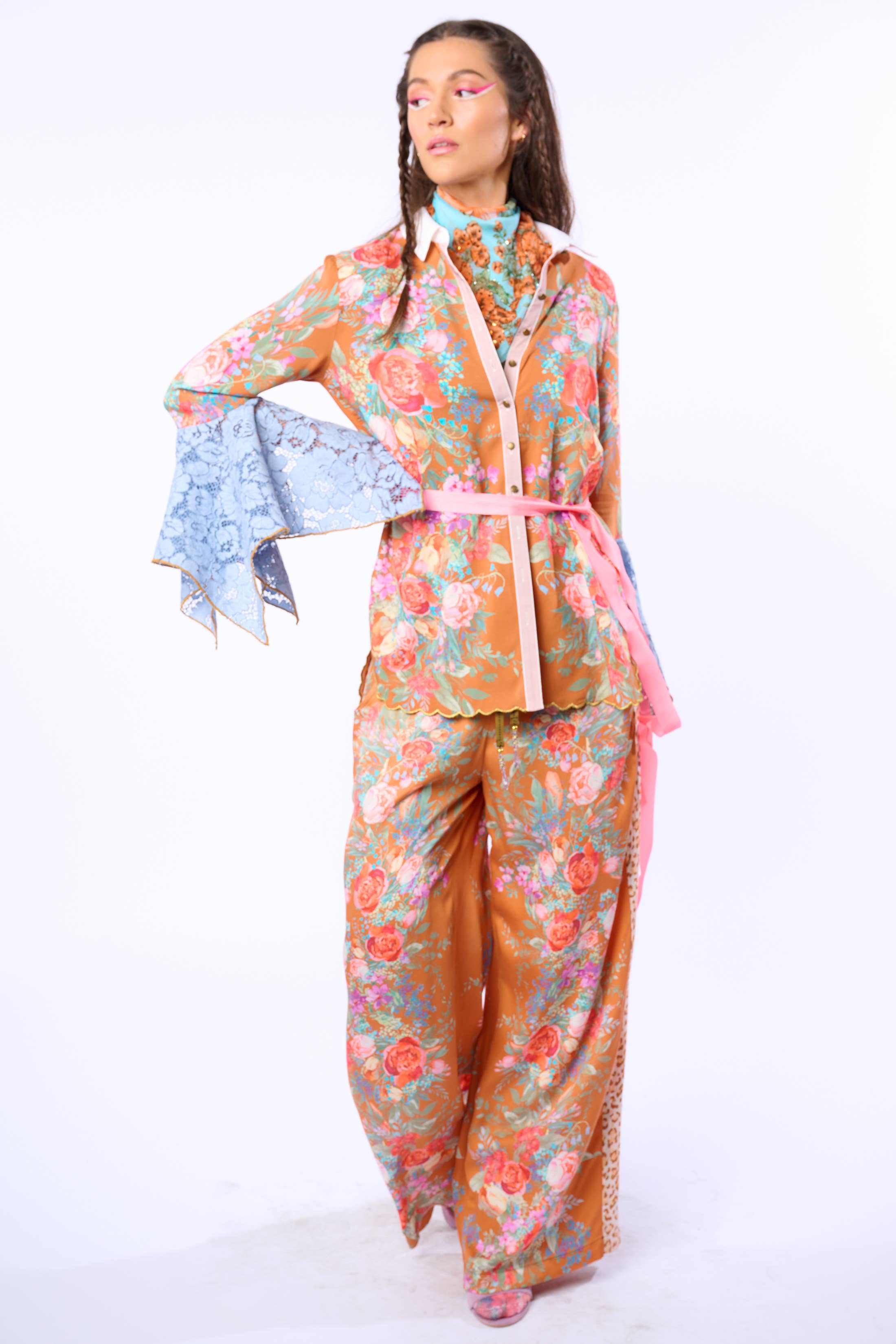 Kobberroseprint Valentina Skjorte for engroshandel på Faire26