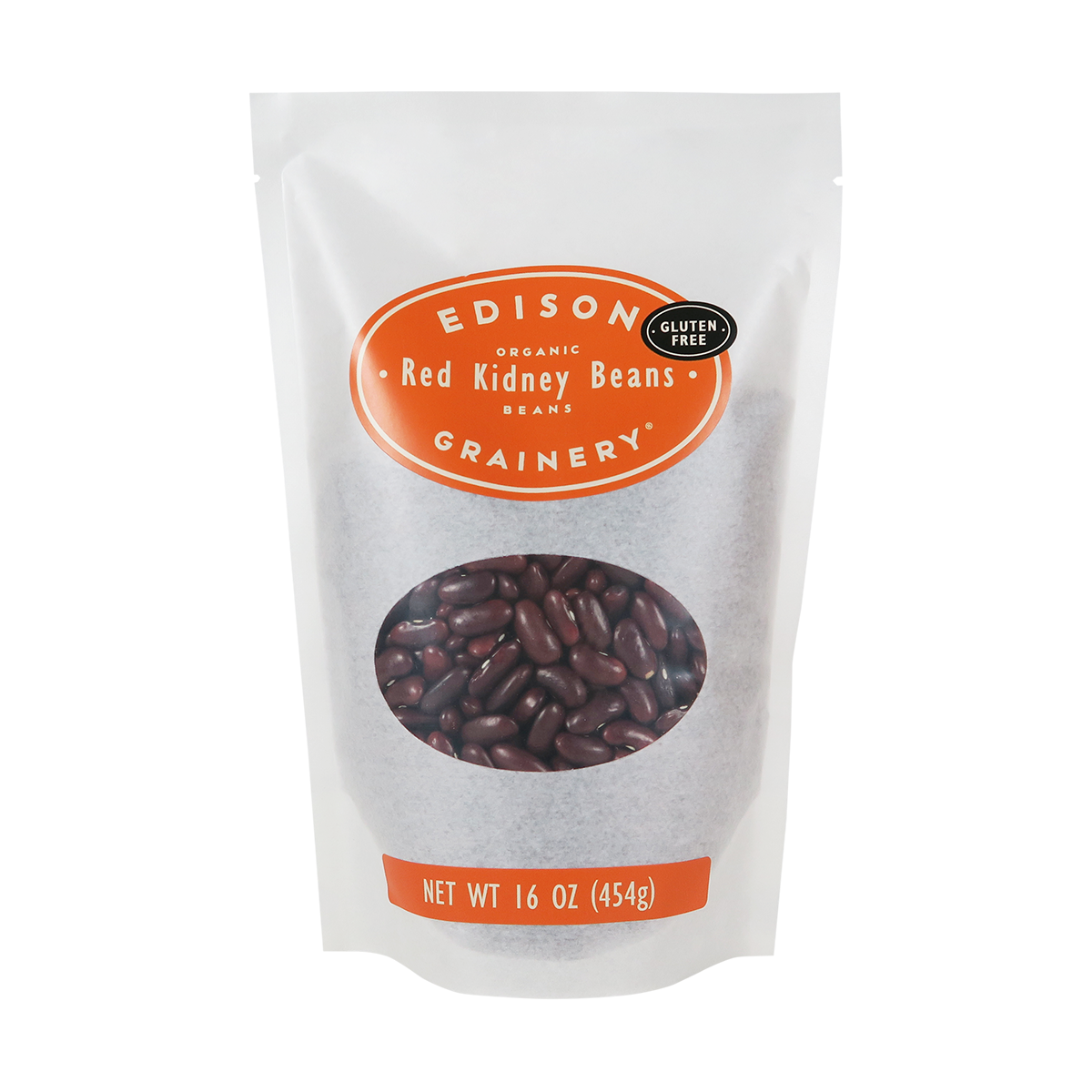 Edison Grainery - Wholesale Beans - Edison Grainery Organic Red Kidney Beans 16 oz0