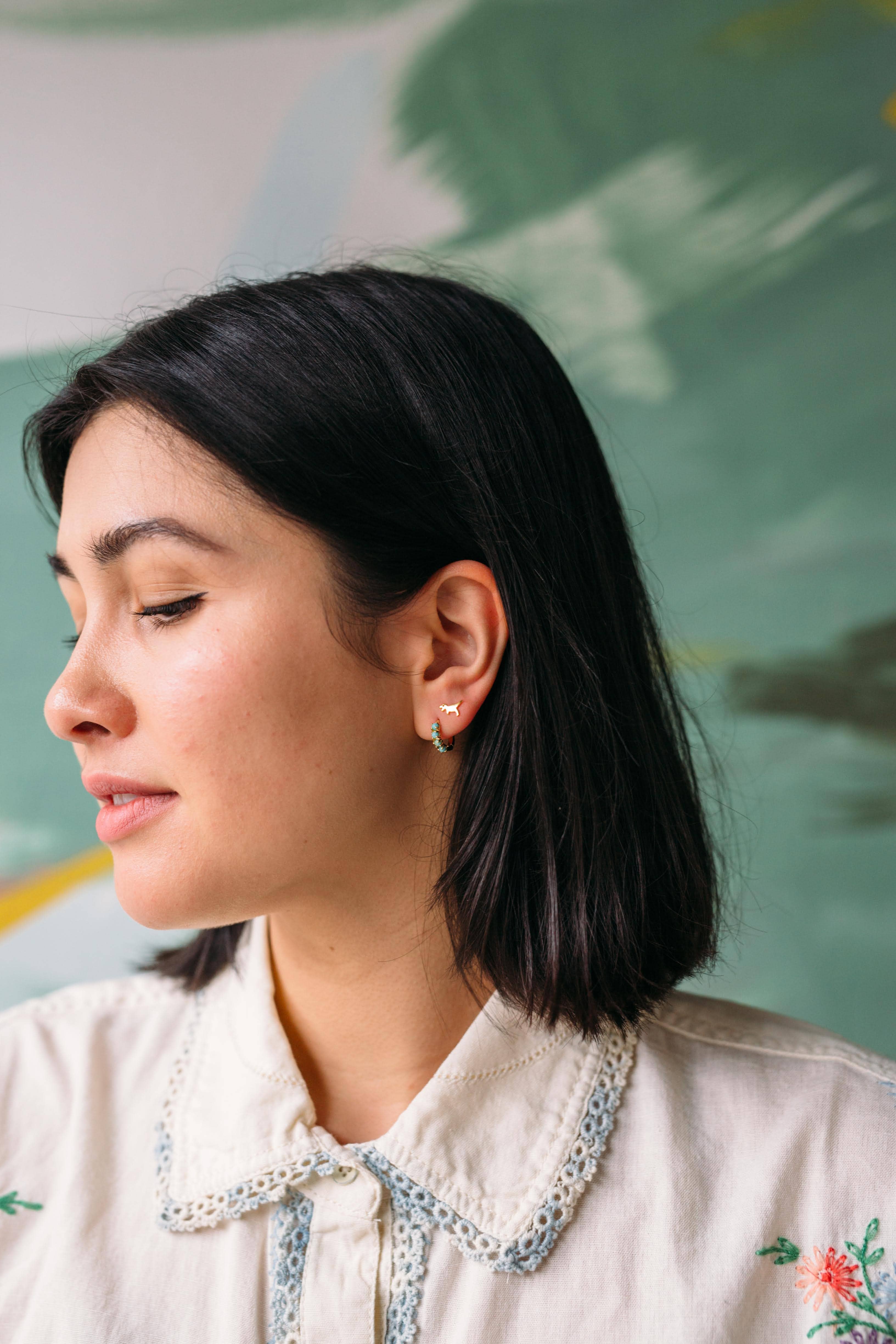 Crafts & Love - Wholesale Huggie Earrings - Luna Huggies1