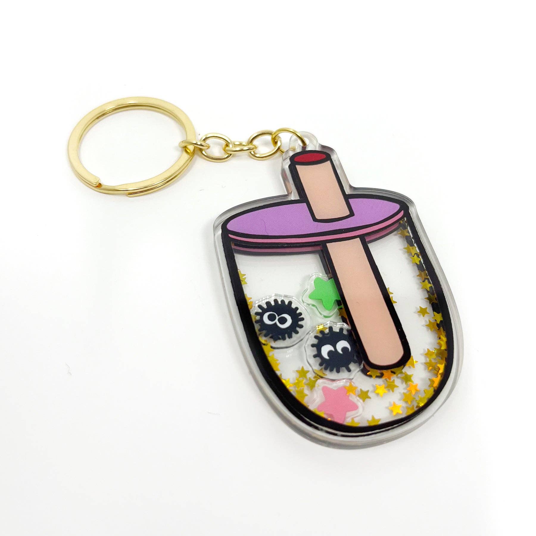 Le Petit Elefant – wholesale Keychain – Women's – Soot Sprite Boba Shaker Keychain0