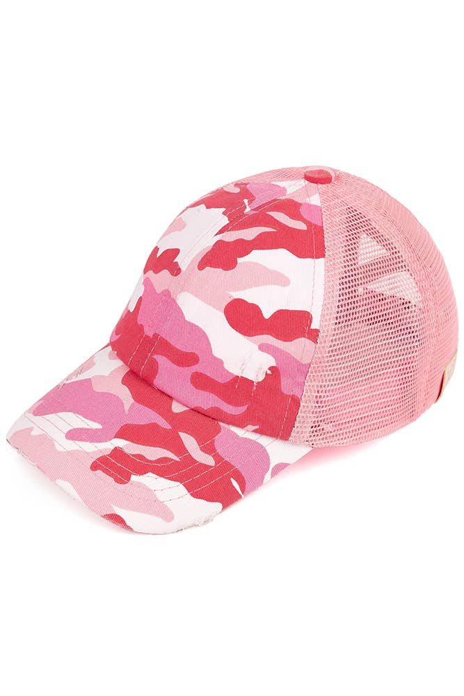Hana - Wholesale Baseball Cap - Kids - C.C Kids Camo Cotton Twill Pony Cap5