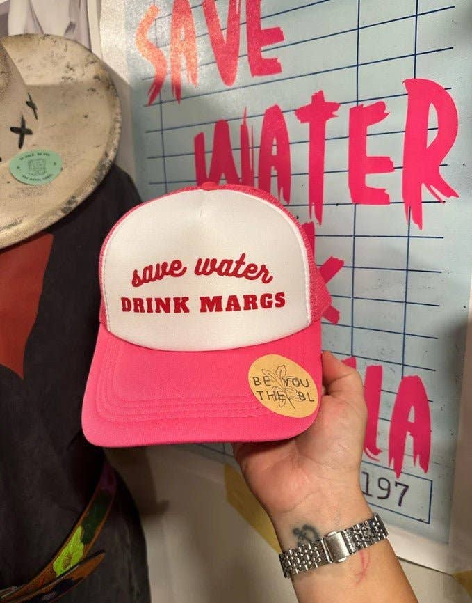 THE BEVEL LABEL - Wholesale Trucker Hat - Women's - Save Water, Drink Margs Trucker Hat12