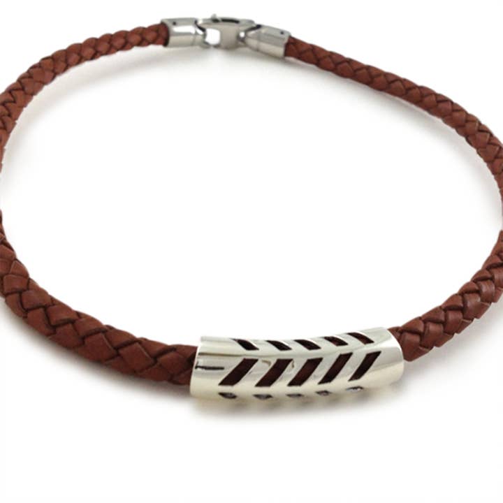 Kapa Lederhalskette Licht für den Großhandel von Paradisus