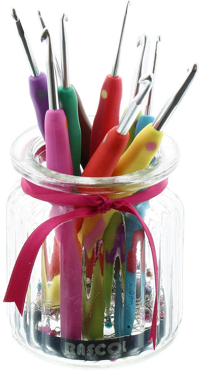 Rascol - Wholesale Knitting/Crochet Supplies - Rascol set of 9 ergonomic hooks2